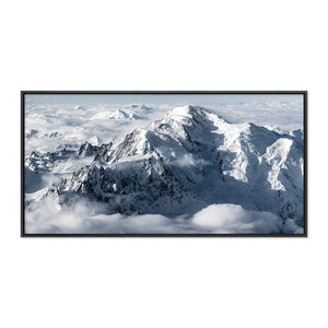 Vue aérienne du Mont Blanc