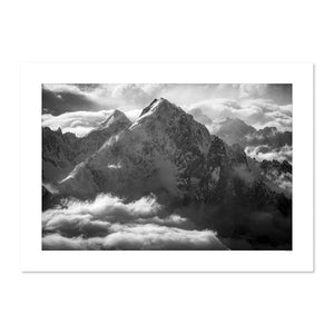 Photographie de l'Aiguille Verte - Massif du Mont Blanc