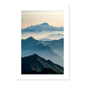 Mont Blanc depuis les Aiguilles d'Arve