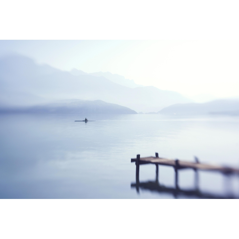Skiff in the morning - Édition Limitée par Christelle Calmettes - Galerie 361