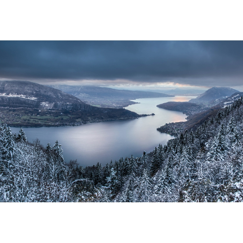 Vue du Col de la Forclaz en hiver par Christophe Dardenne - Galerie 361