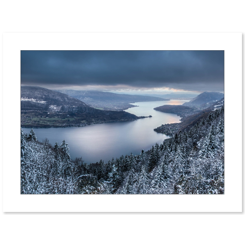 Vue du Col de la Forclaz en hiver par Christophe Dardenne - Galerie 361
