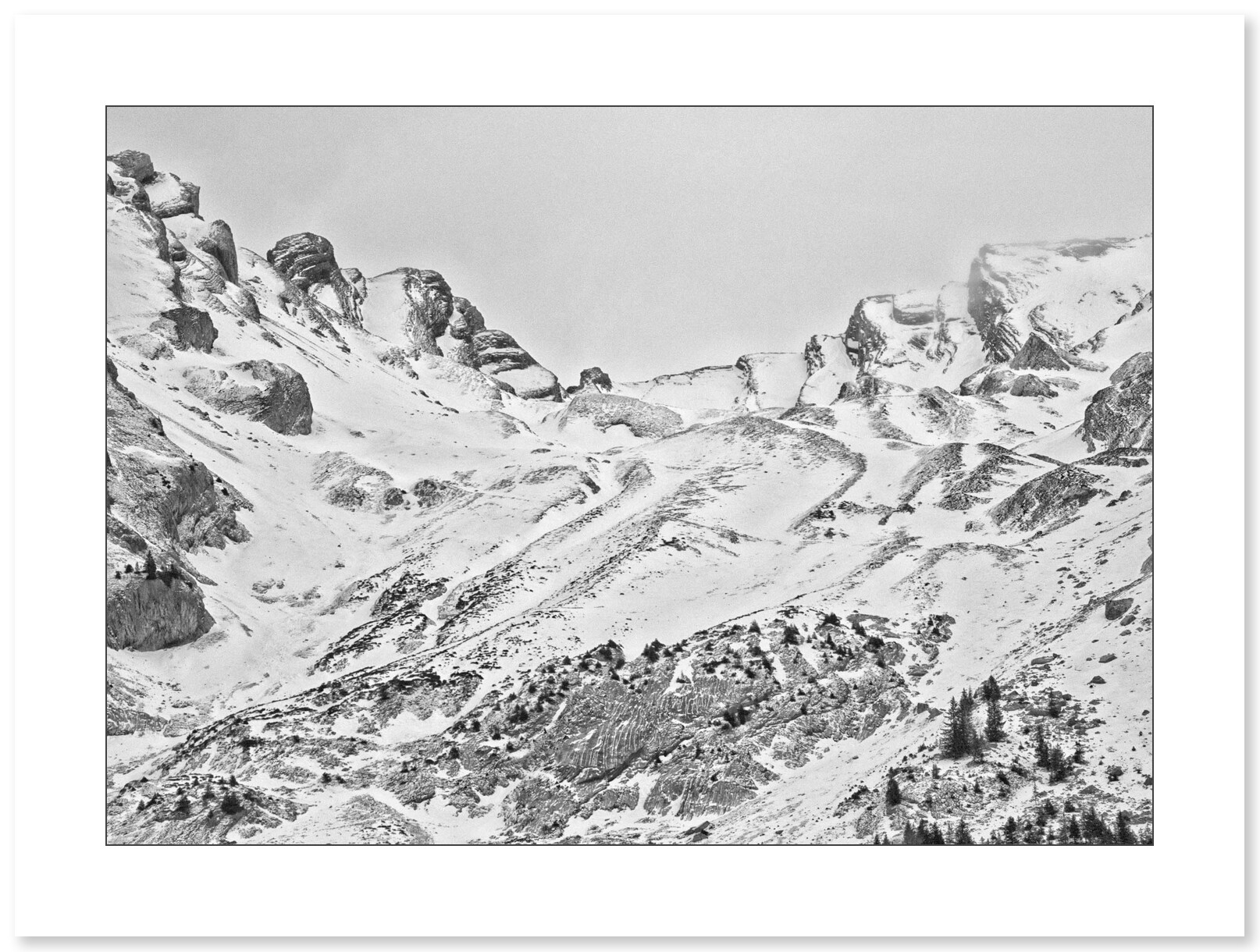 Premières neiges sur la Combe du Grand Crêt par Annick Girardot