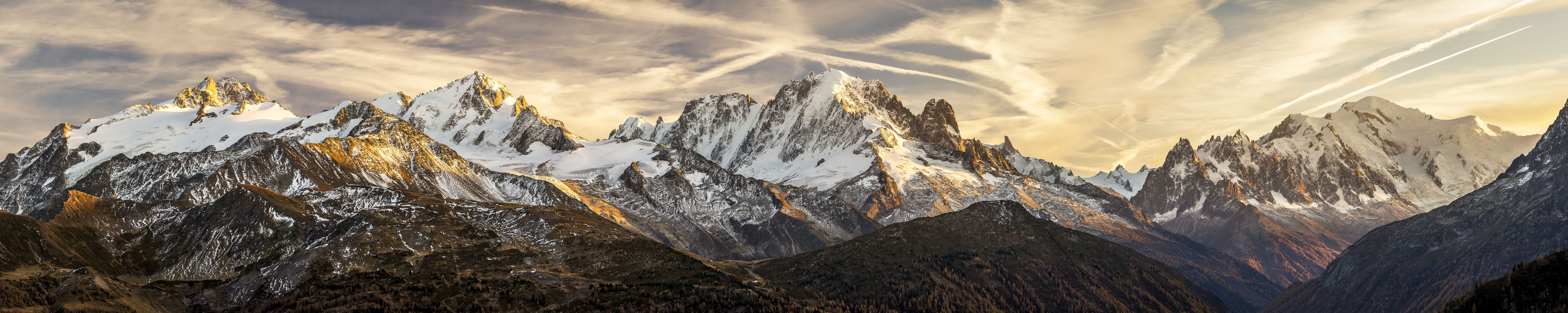 Photo Mont-Blanc, Aiguille Verte, Drus par Guillaume Sévar