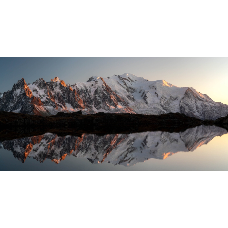 Mont-Blanc au coucher de soleil par Anthony Chenot - Galerie 361