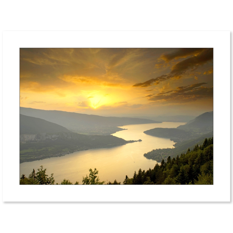 Soleil or - Vue depuis le Col de la Forclaz par Gilles Lansard