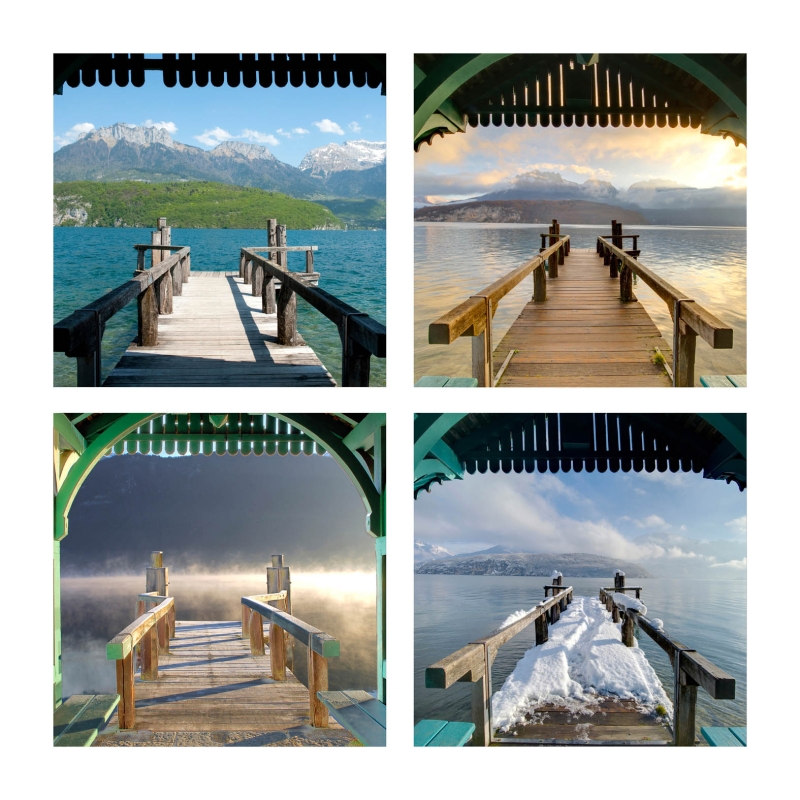Photo Les quatres saisons par Gilles Lansard - Galerie 361