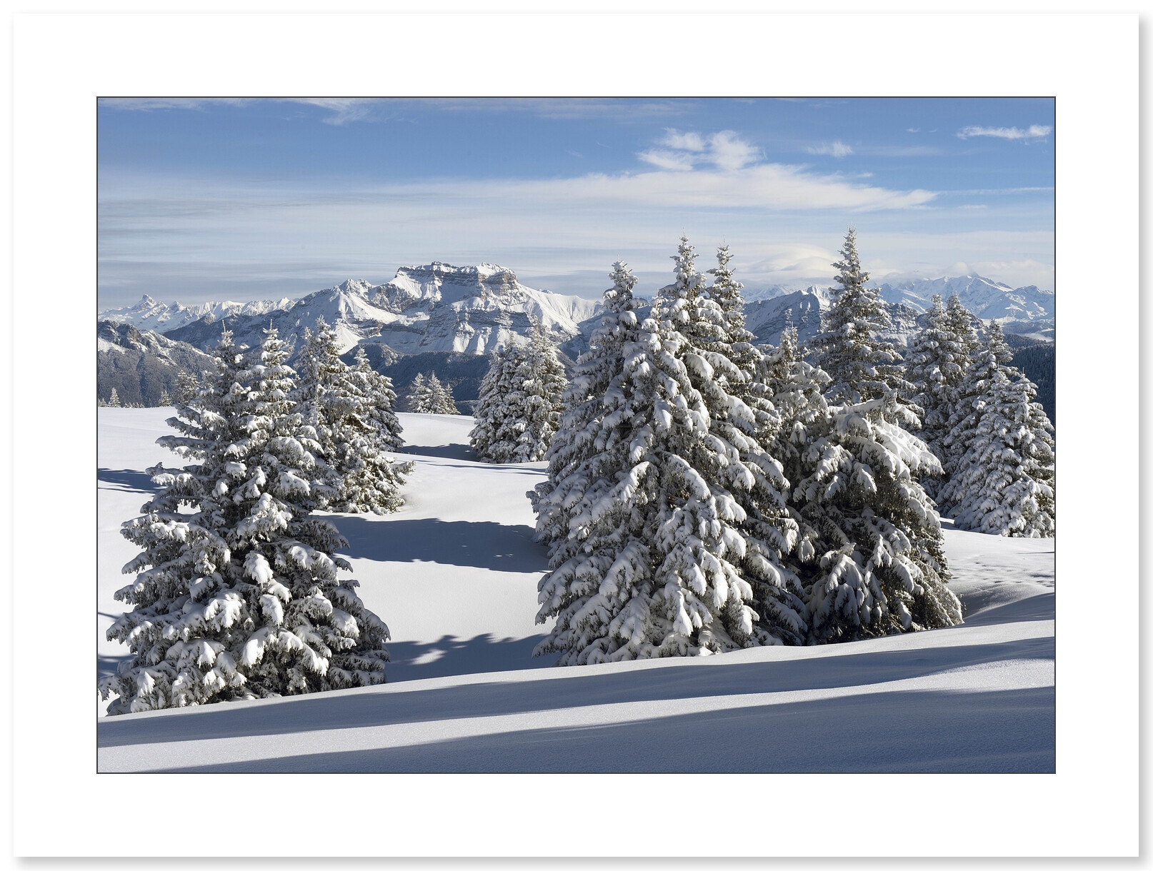 La Tournette depuis le Semnoz par Gilles Lansard - Galerie 361