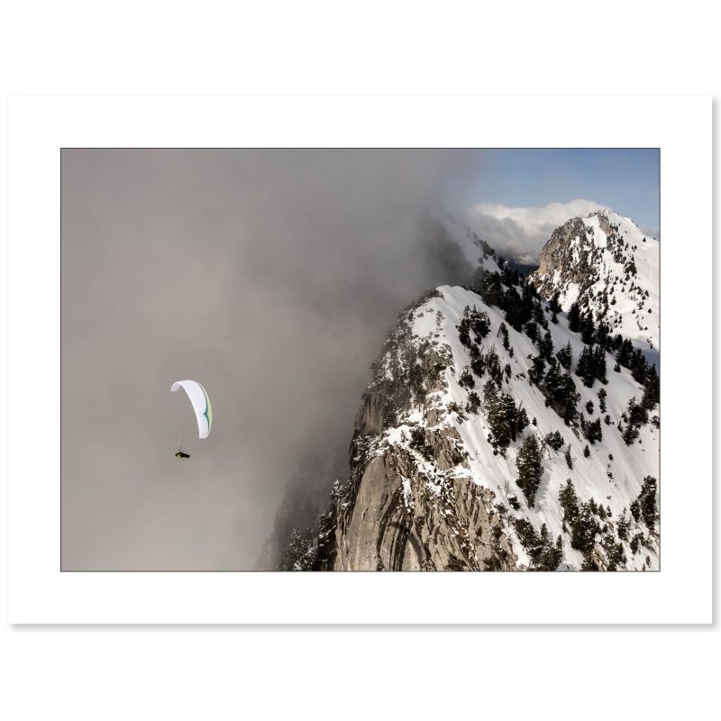 Entre neige et nuage, le Lanfonnet par Jérome Maupoint 