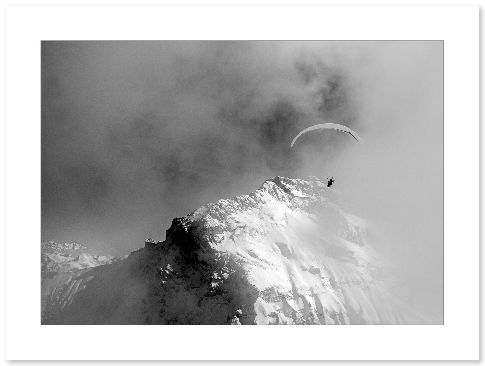 A travers les nuages, la Tournette par Jérome Maupoint - Galerie 361