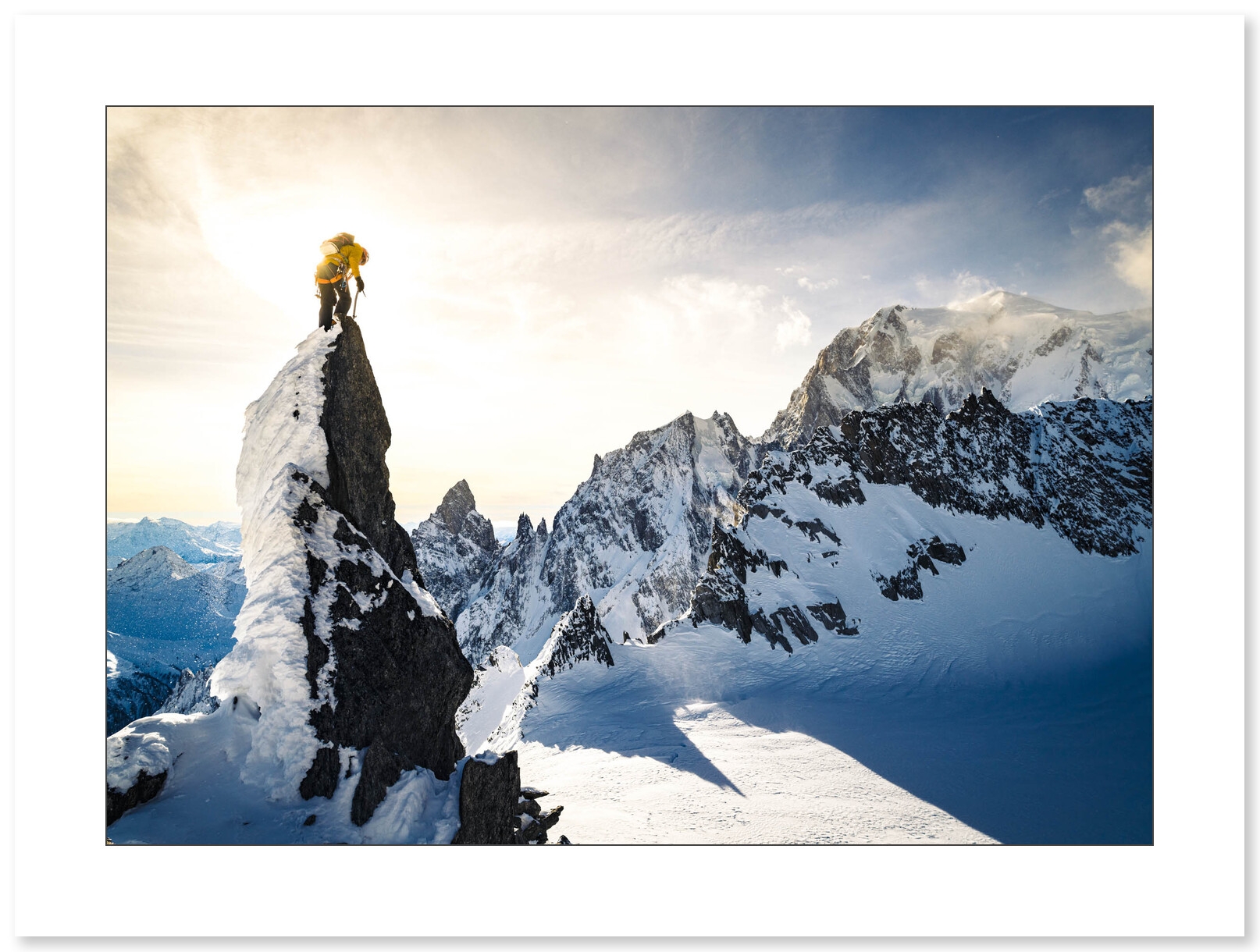 Photo des Aiguilles d'Entrèves par Marc Daviet - Galerie 361