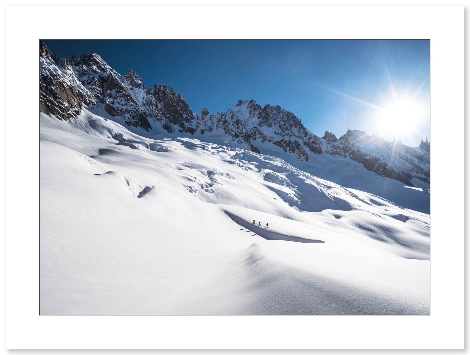 Glacier de Talèfre, Aiguille Verte par Marc Daviet - Galerie 361