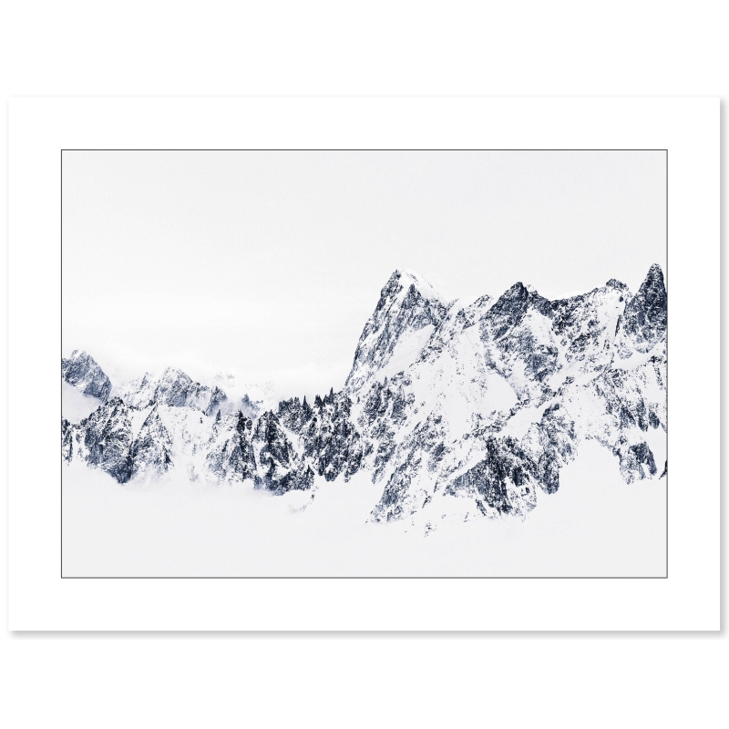 Les Grandes Jorasses et la Dent du Géant par Marc Daviet