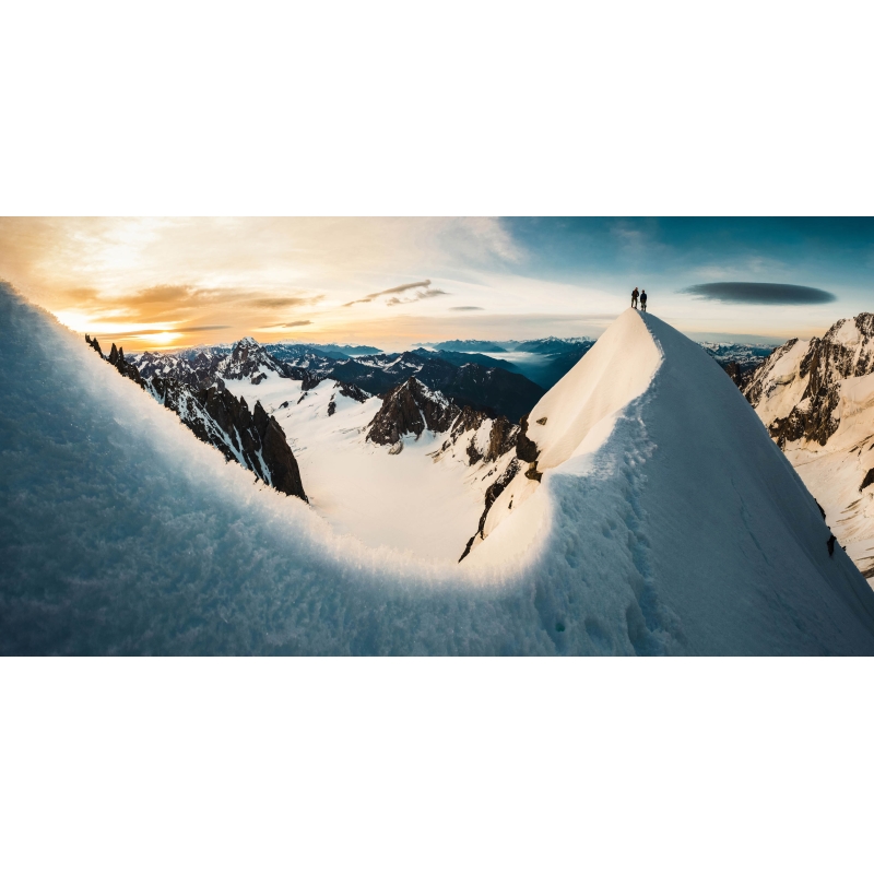 Arête Kuffner vers le Mont Maudit par Marc Daviet - Galerie 361