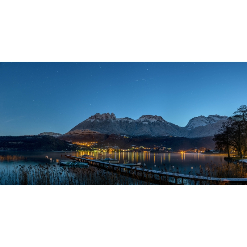 Crépuscule sur le lac d'Annecy, Duingt par Philippe Jacquot