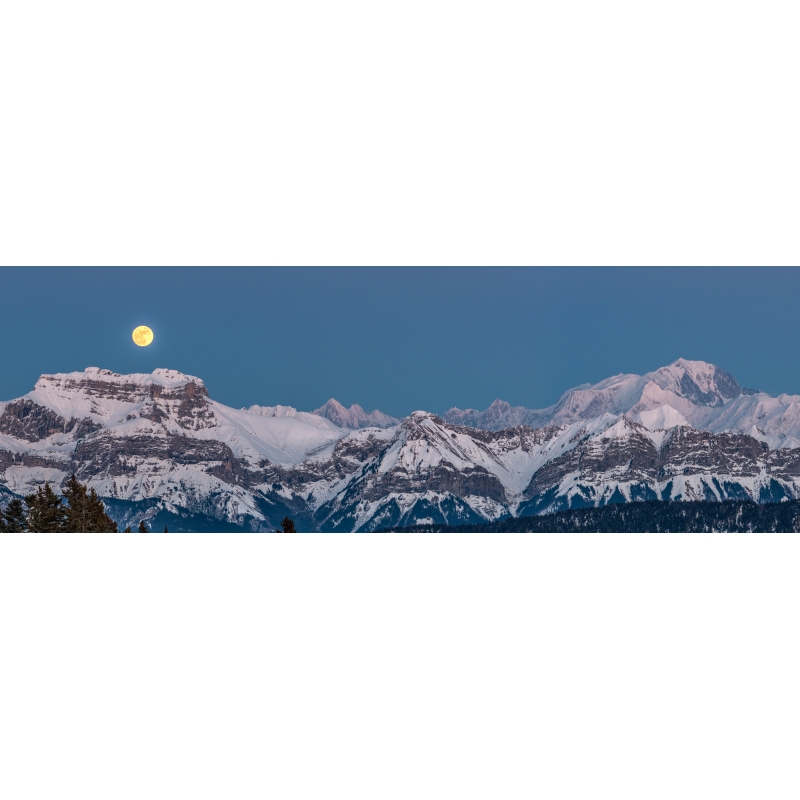 Pleine Lune - Annecy Semnoz par Philippe Jacquot - Galerie 361