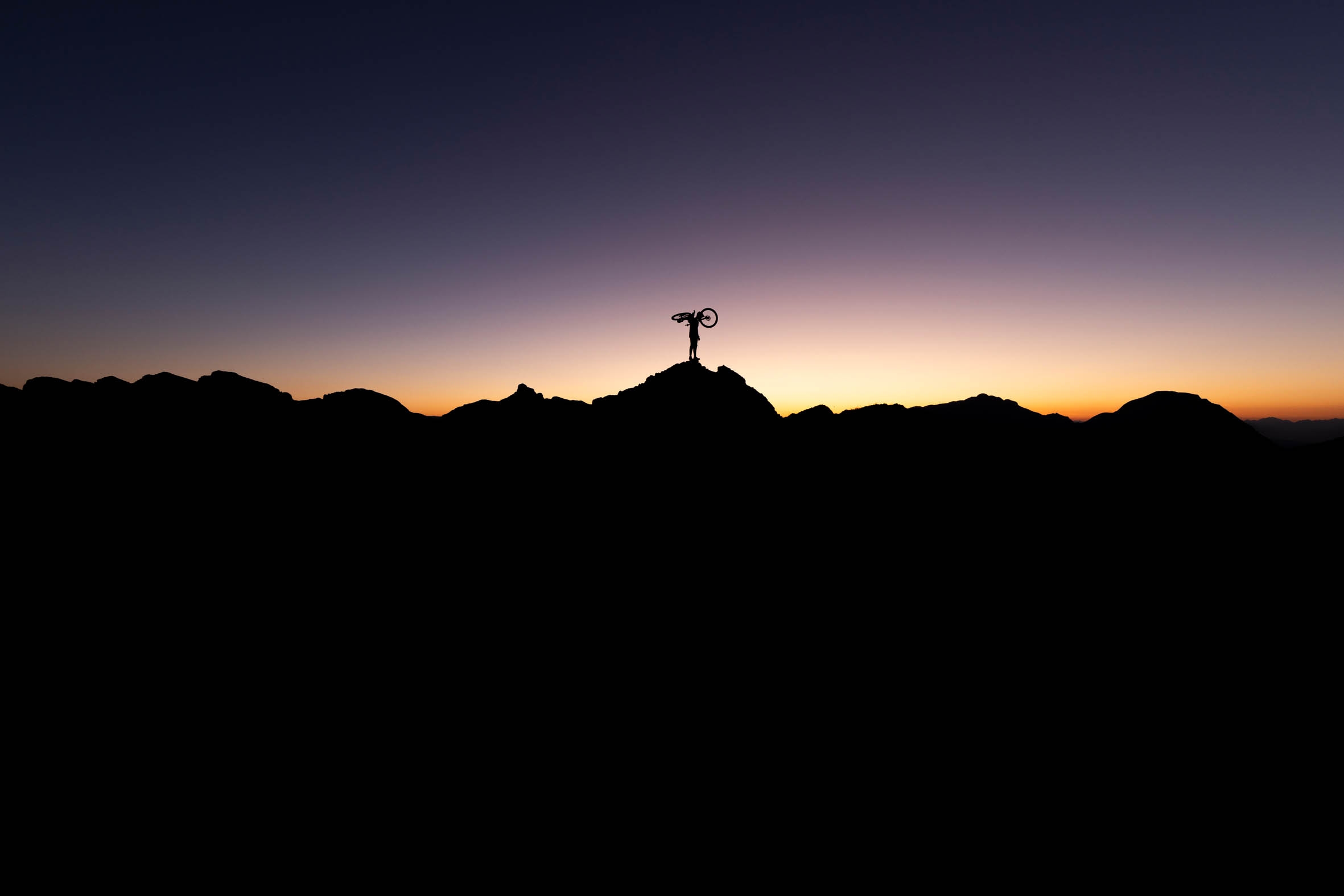 Silouhette du soir - Dolomites par Pierre Vieira et Kilian Bron 