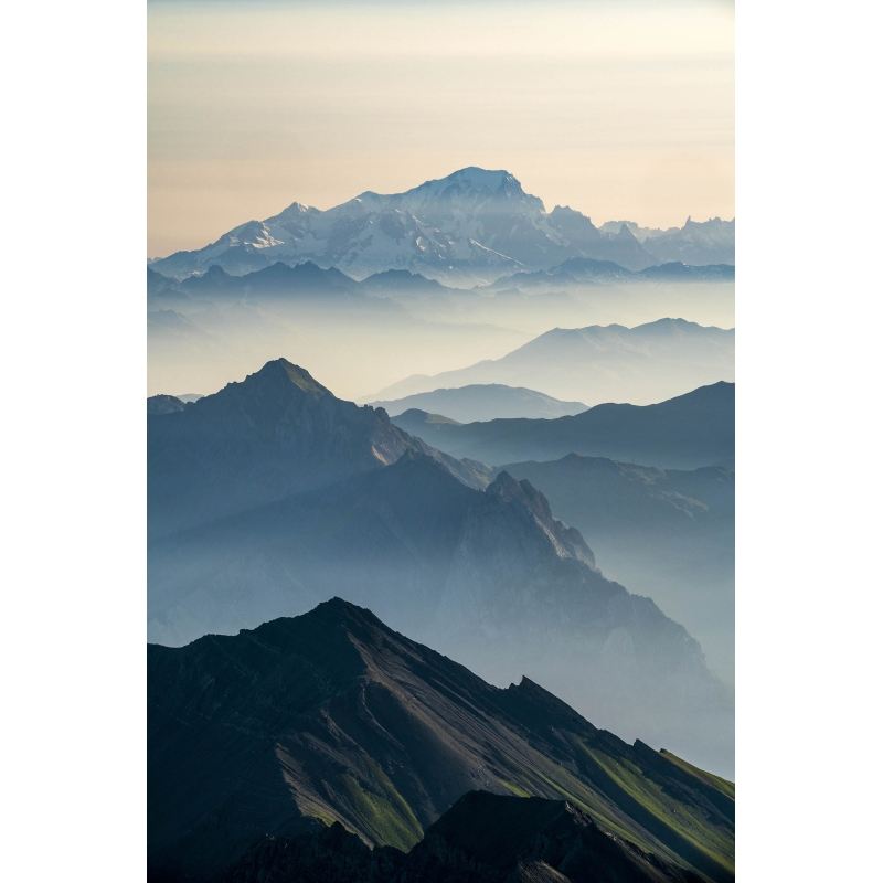Mont Blanc depuis les Aiguilles d'Arves par Anthony Chenot
