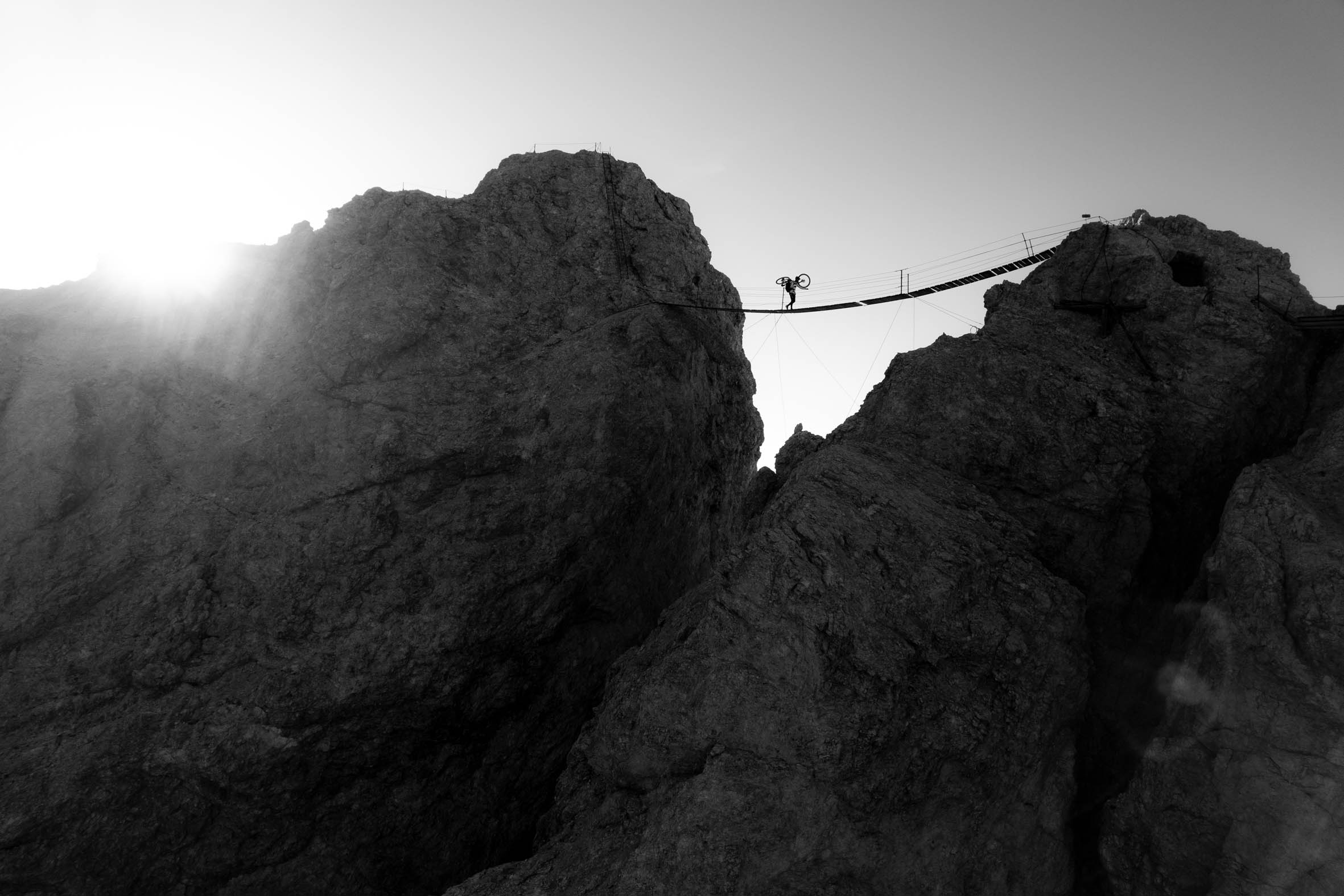 Photo Suspendu - Dolomites par PIerre Vieira et Kilian Bron