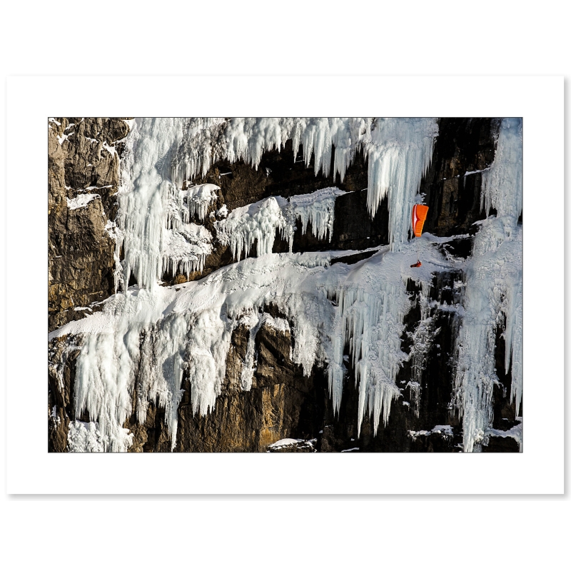 Le long des cascades de glace de l'Oberland par Jérôme Maupoint