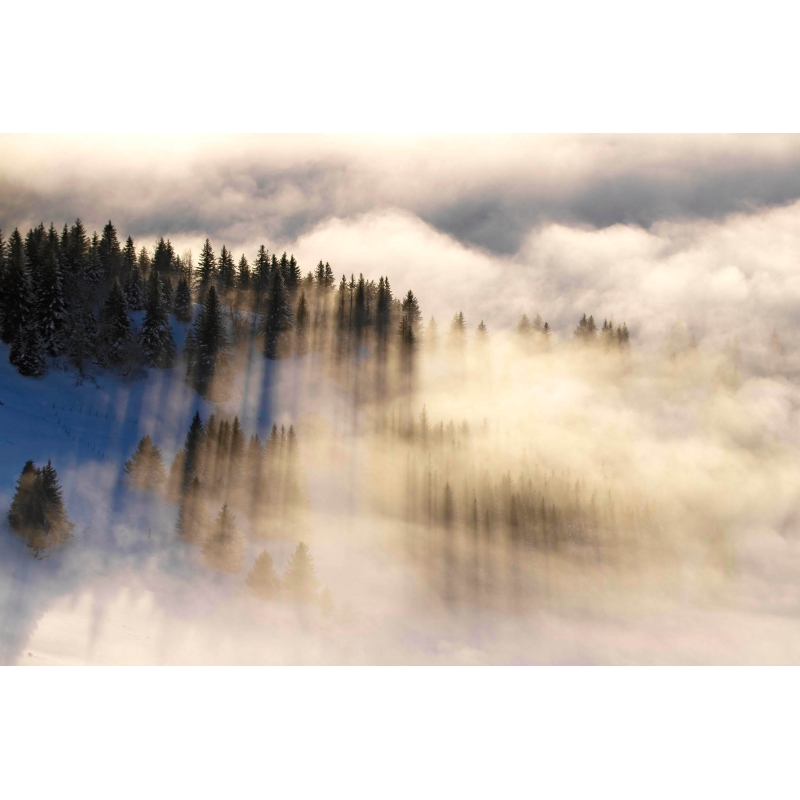 Derniers rayons sur les crêtes du Vercors par Nicolas Ougier