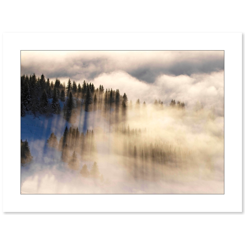 Derniers rayons sur les crêtes du Vercors par Nicolas Ougier