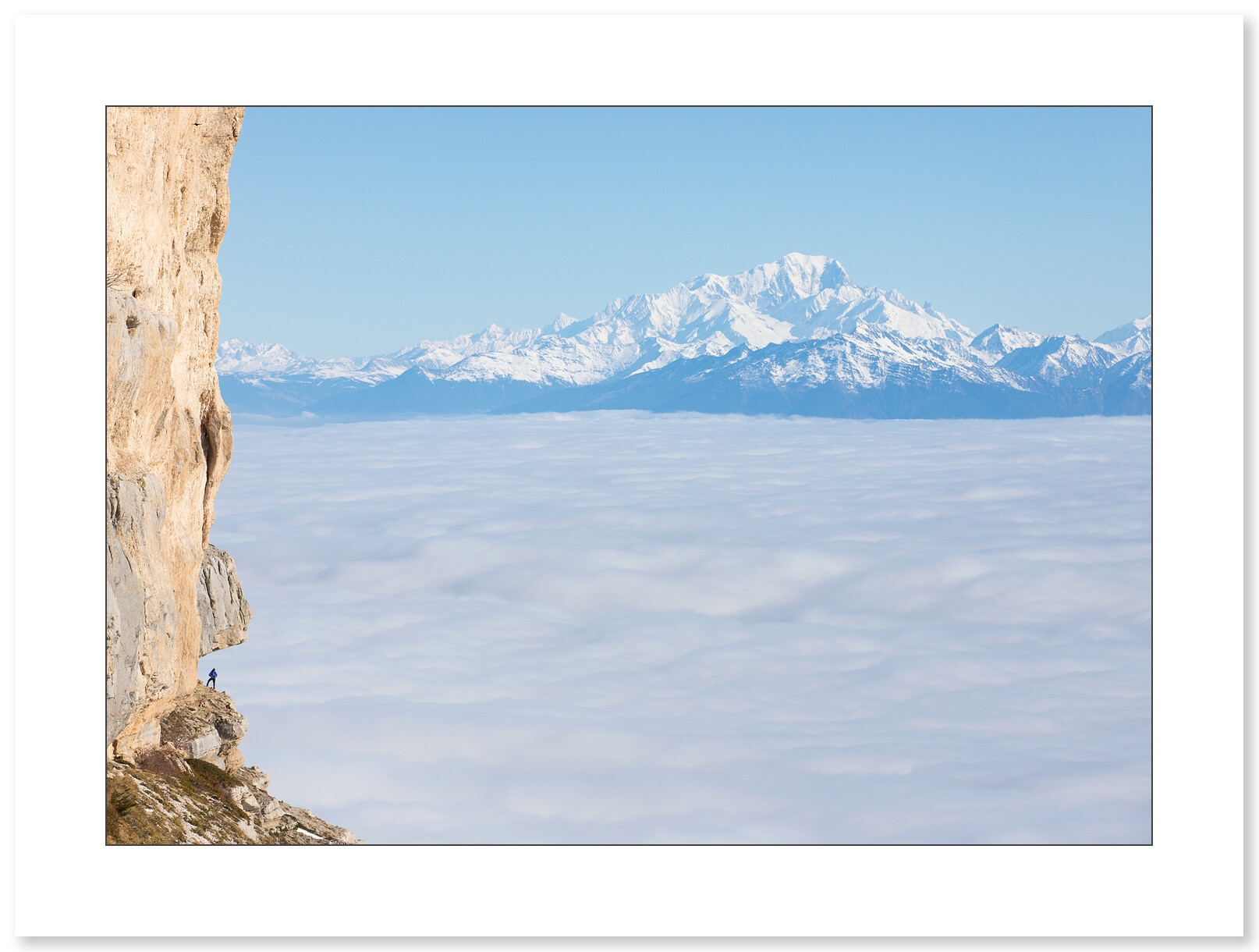 Le Mont-Blanc depuis la Chartreuse par le photographe Nicolas Ougier