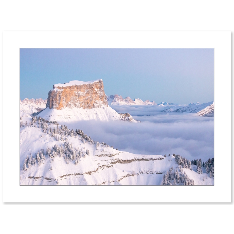 L’heure bleue au Mont-Aiguille par Nicolas Ougier