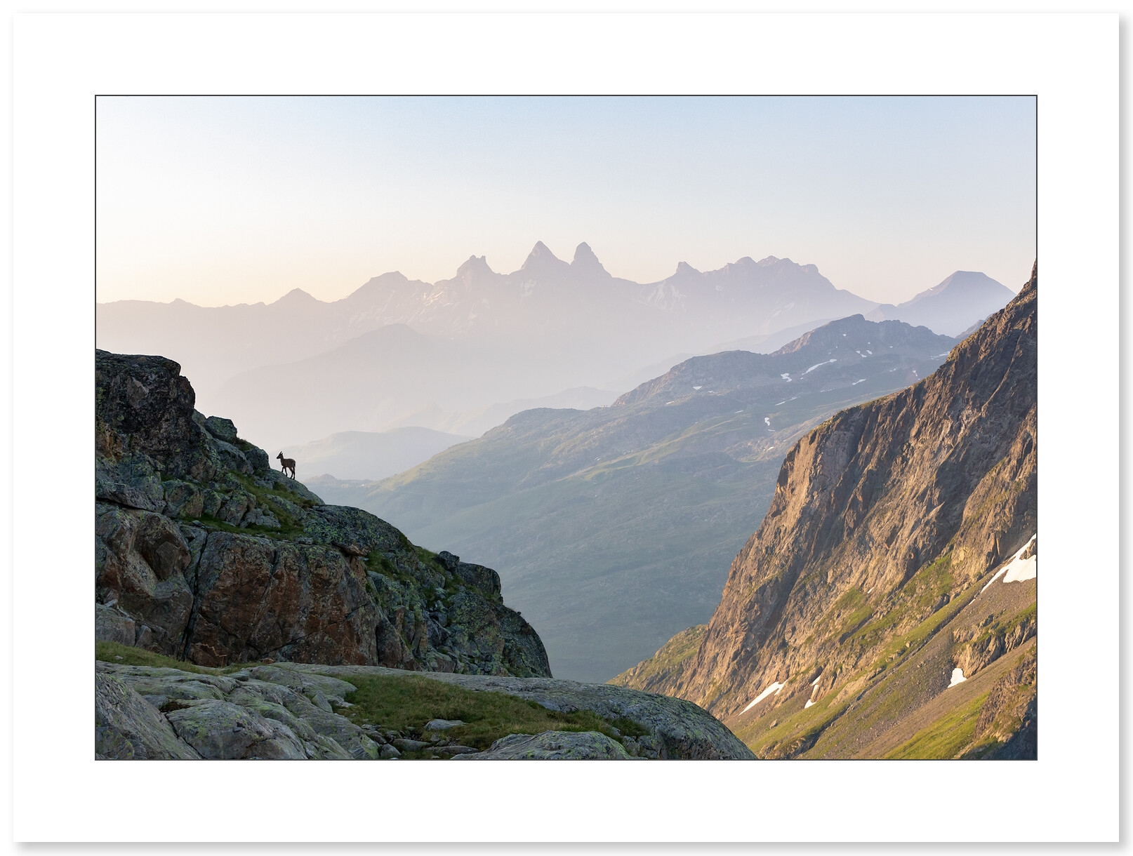 Les Aiguilles d'Arves depuis Belledonne par Nicolas Ougier