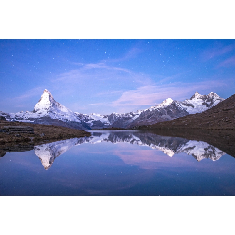 Bleu Cervin depuis le Stellisee - Valais - Suisse