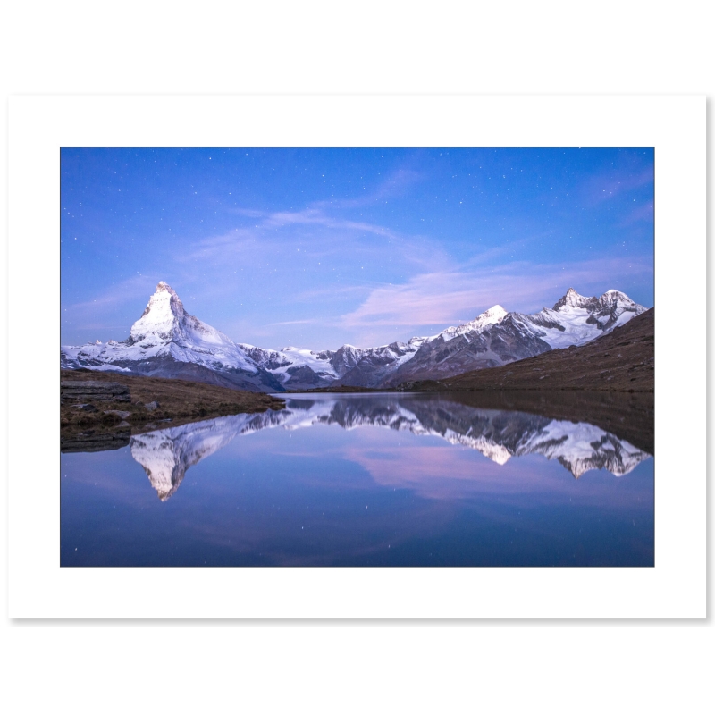 Bleu Cervin depuis le Stellisee - Valais - Suisse