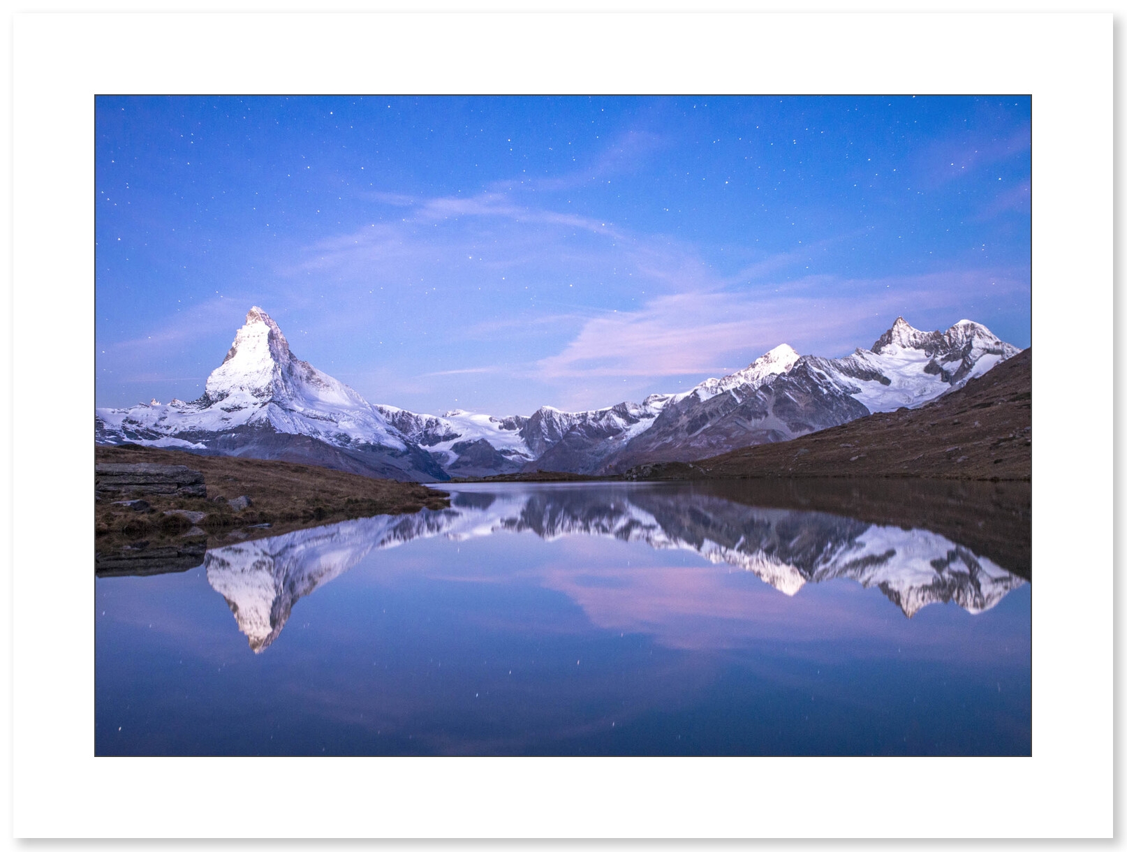 Bleu Cervin depuis le Stellisee - Valais - Suisse