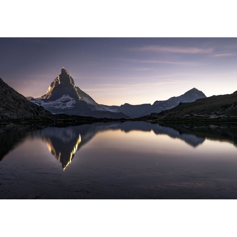 Illumination du Cervin du photographe Guillaume Sévar - Galerie 361