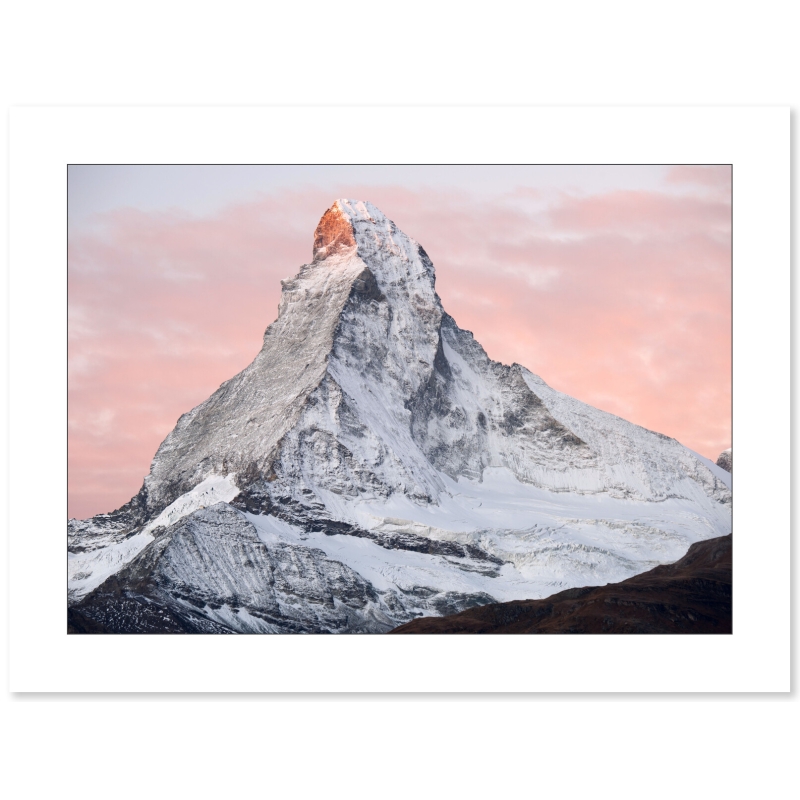 Photo du Cervin en tenue matinale de Guillaume Sévar - Galerie 361
