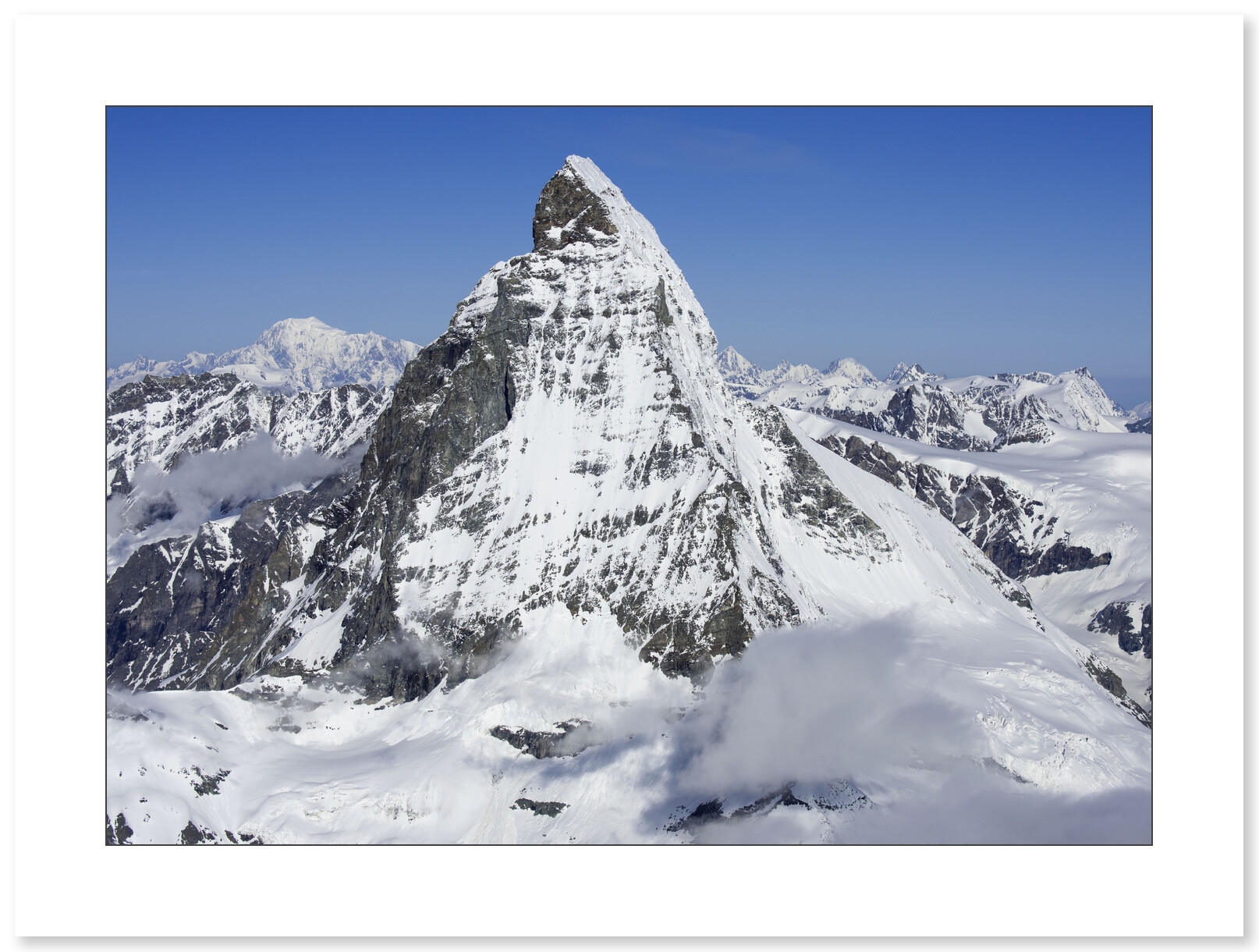Cervin, Mont Blanc et Aiguille Verte par Guillaume Sévar