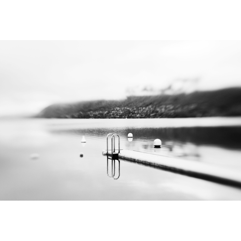Lac noir et blanc par Christelle Calmettes - Galerie 361