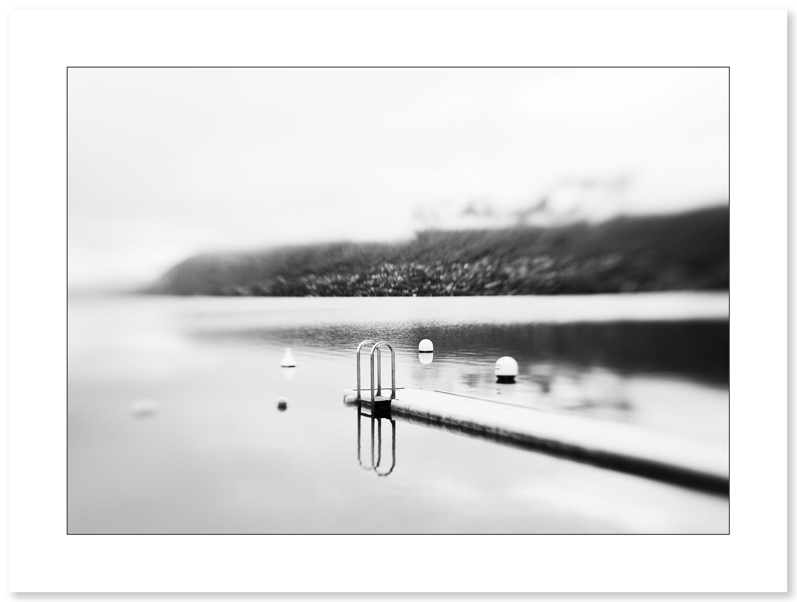 Lac noir et blanc par Christelle Calmettes - Galerie 361