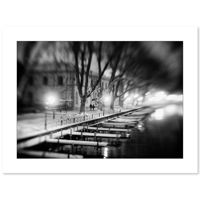 Nuit d'hiver - Canal du Vassé par Christelle Calmettes - Galerie 361