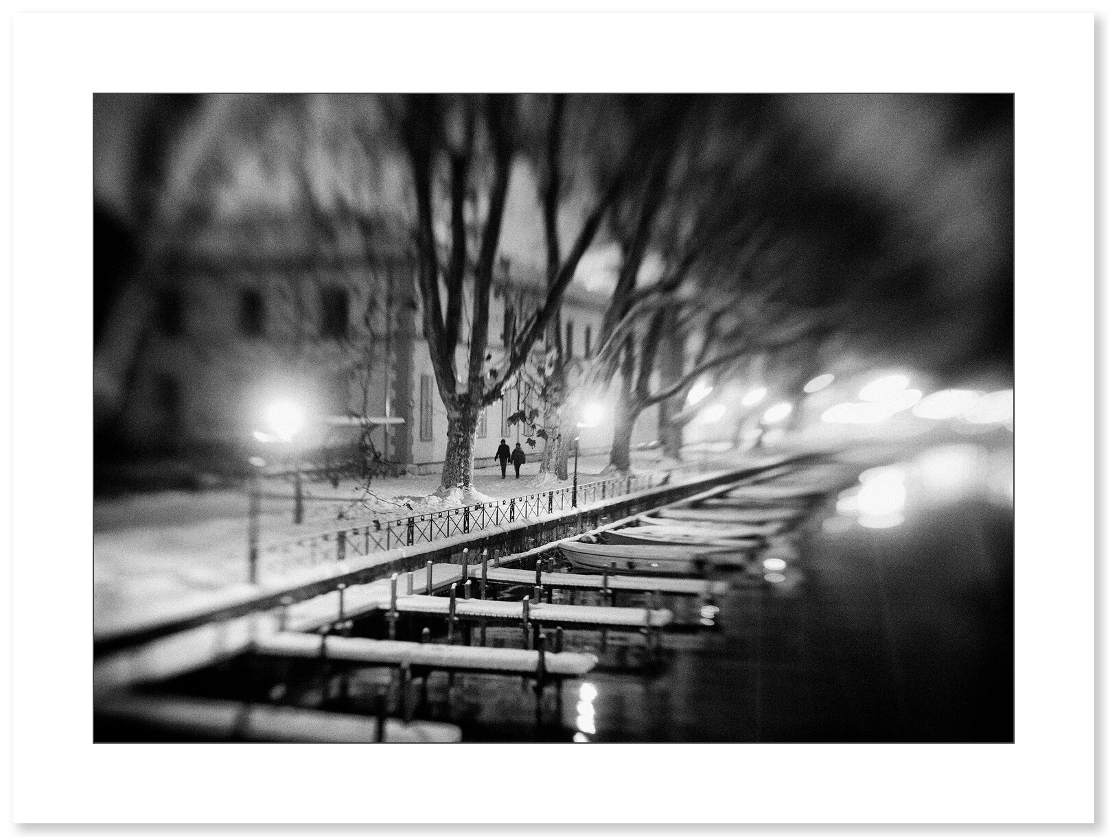 Nuit d'hiver - Canal du Vassé par Christelle Calmettes - Galerie 361