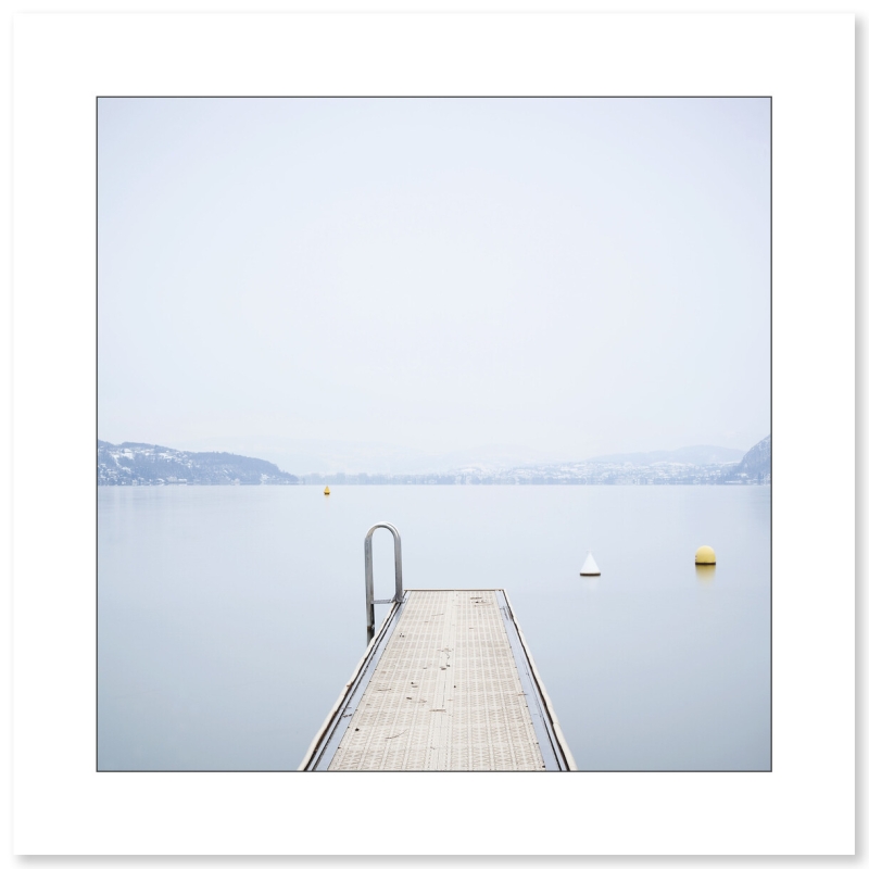 Photo Ponton blanc - carré par Christelle Calmettes - Galerie 361