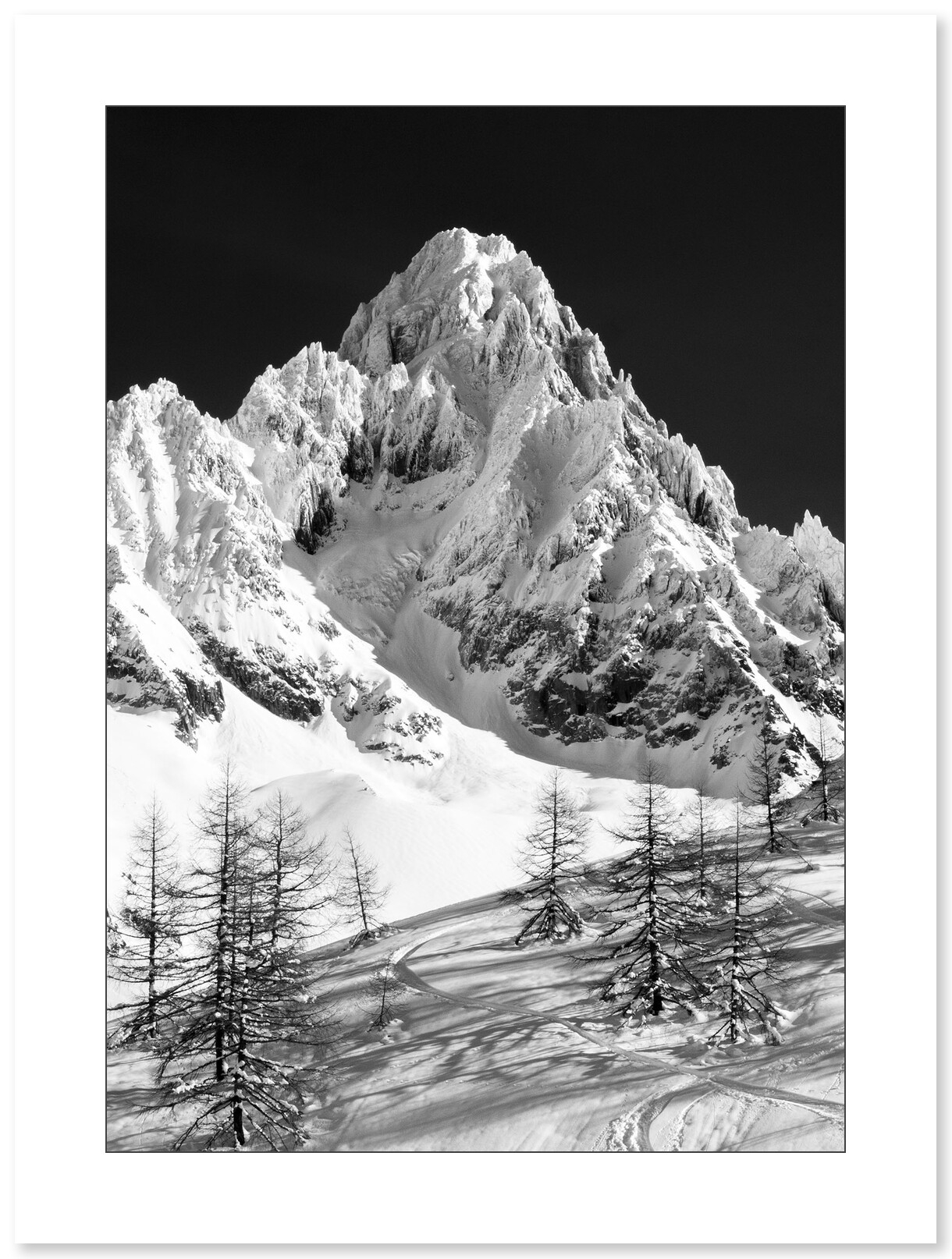 Aiguille du Chardonnet depuis les Grands Montets par Anthony Chenot