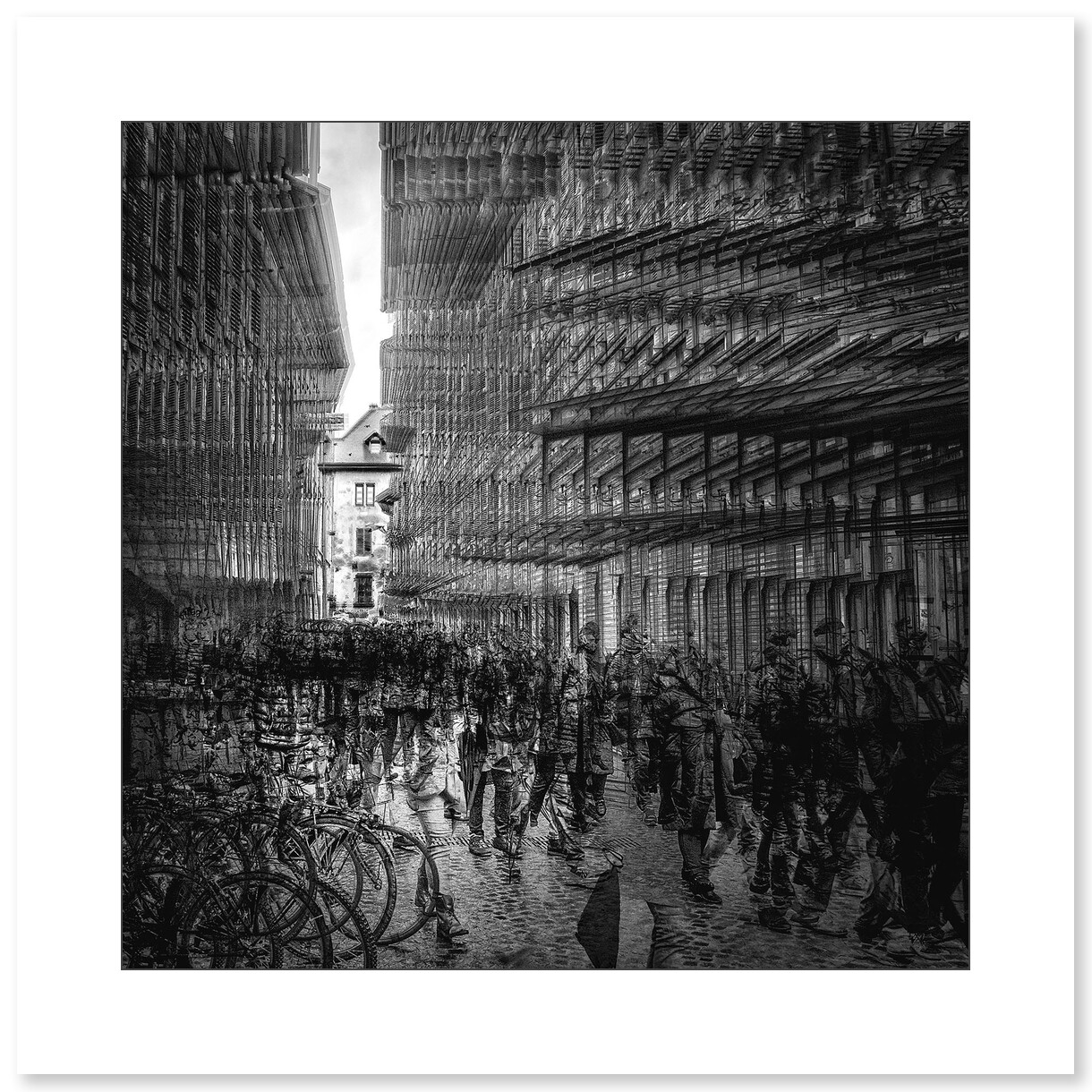 Rue en noir et blanc par Gilles Marguerat - Galerie 361