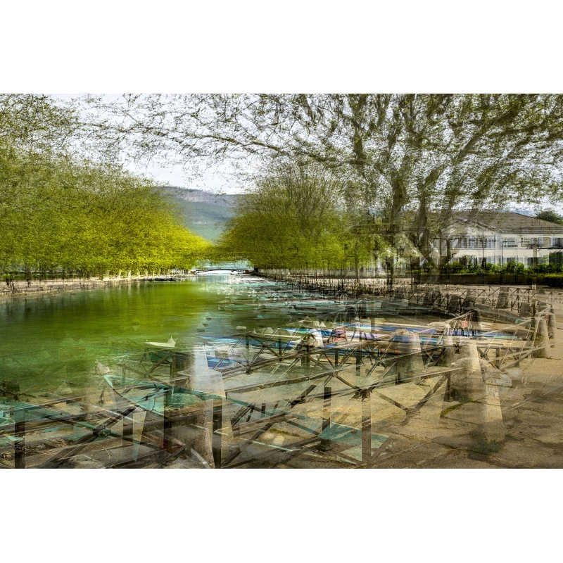 Canal du Vassé et Pont des Amours par Gilles Marguerat - Galerie 361