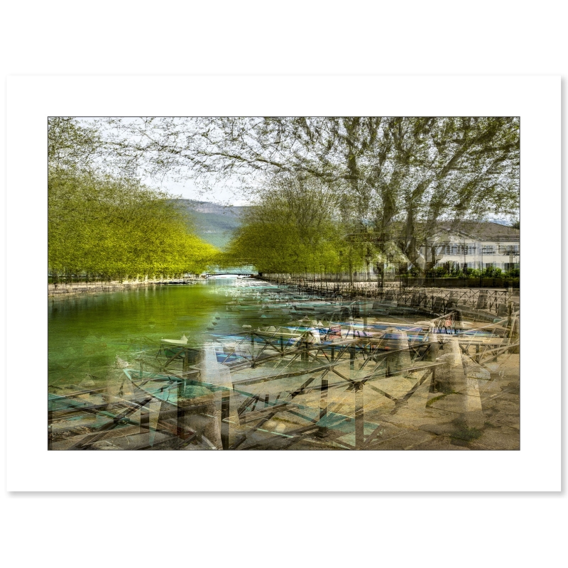 Canal du Vassé et Pont des Amours par Gilles Marguerat - Galerie 361