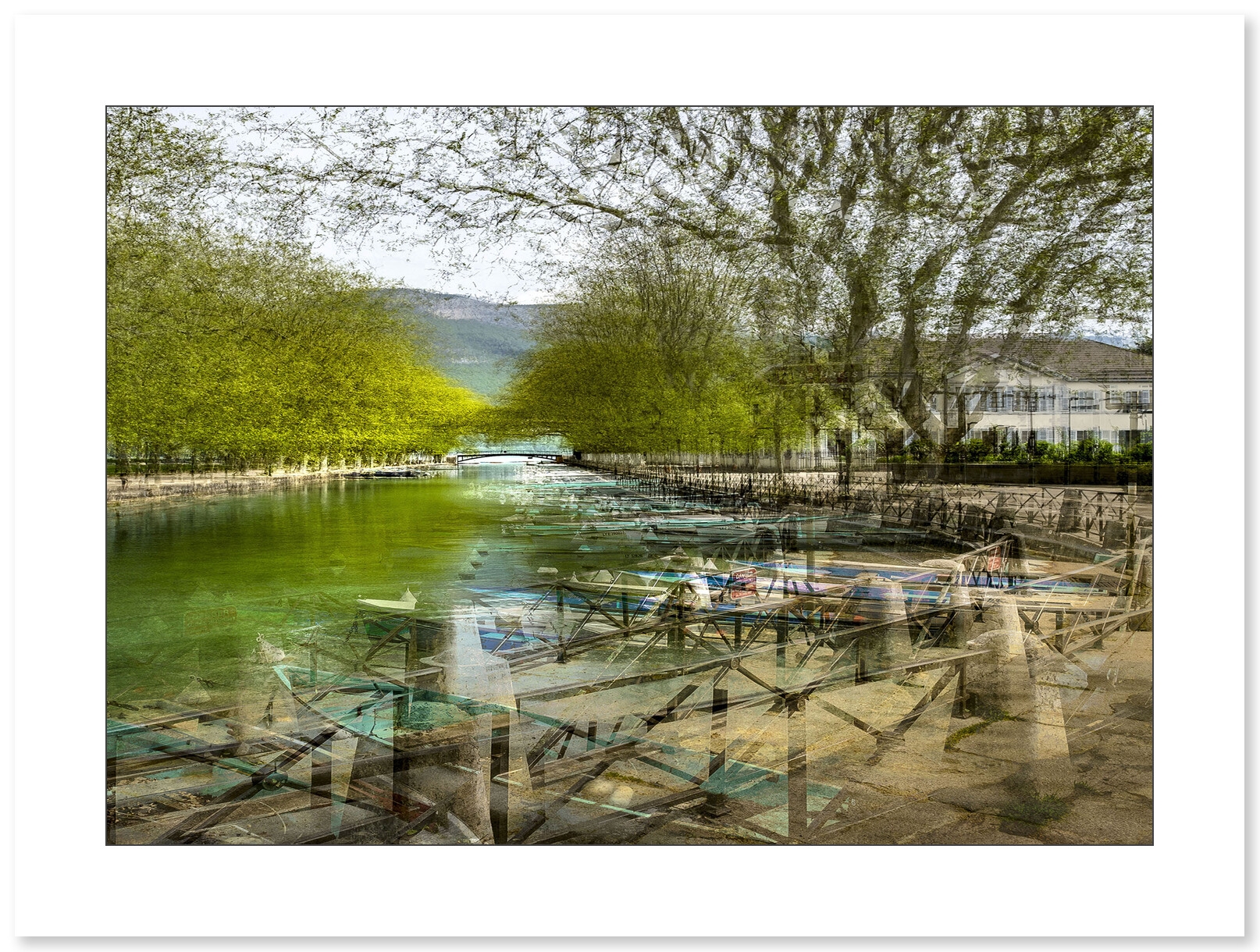 Canal du Vassé et Pont des Amours par Gilles Marguerat - Galerie 361
