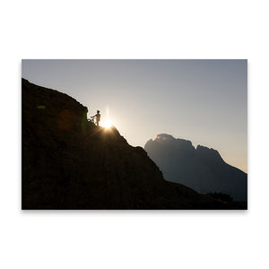 Repérage au soir - Dolomites