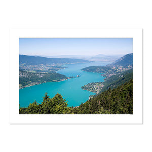 Vue depuis le col de la Forclaz- Lac Azur