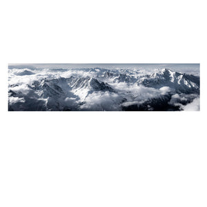 Panorama aérien du Massif du Mont Blanc - Format panoramique exceptionnel