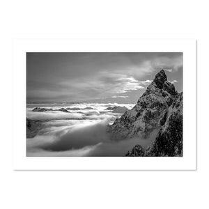 photographie aigulle noire de Peuterey, massif du Mont Blanc