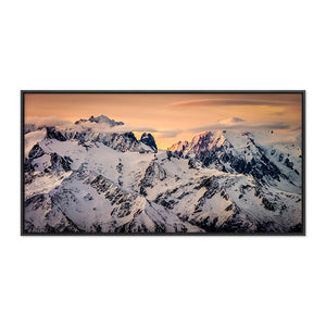 Mont Blanc au lever du soleil, côté suisse